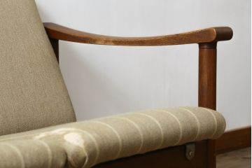 デンマークビンテージ　Hans J Wegner(ハンス・J・ウェグナー)　GETAMA (ゲタマ)　チーク材　GE280　トリプルソファ(3人掛け、3P、三人掛け、3シーター、ヴィンテージ)(R-081317)