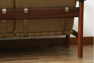 デンマークビンテージ　Hans J Wegner(ハンス・J・ウェグナー)　GETAMA (ゲタマ)　チーク材　GE280　トリプルソファ(3人掛け、3P、三人掛け、3シーター、ヴィンテージ)(R-081317)