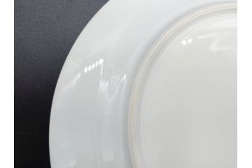 大倉陶園(OKURA、OAC)　オールド大倉　ゴールドライン　気品を感じるプレート4枚セット(金彩、白磁、洋食器、中皿)(R-081319)