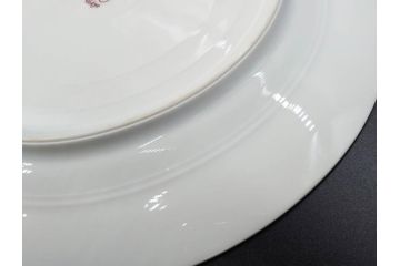 大倉陶園(OKURA、OAC)　オールド大倉　ゴールドライン　気品を感じるプレート4枚セット(金彩、白磁、洋食器、中皿)(R-081319)