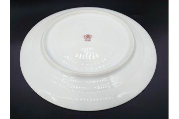 大倉陶園(OKURA、OAC)　オールド大倉　ゴールドライン　気品を感じるプレート4枚セット(金彩、白磁、洋食器、中皿)(R-081319)