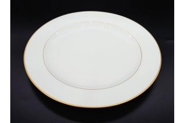 大倉陶園(OKURA、OAC)　オールド大倉　ゴールドライン　気品を感じるプレート4枚セット(金彩、白磁、洋食器、中皿)(R-081319)