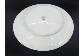 大倉陶園(OKURA、OAC)　オールド大倉　ゴールドライン　気品を感じるプレート4枚セット(金彩、白磁、洋食器、中皿)(R-081319)