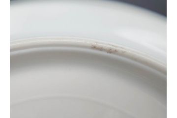 大倉陶園(OKURA、OAC)　オールド大倉　ゴールドライン　艶やかな美しさのあるプレート8枚セット(金彩、白磁、洋食器、中皿、小皿、フルーツ皿)(R-081320)