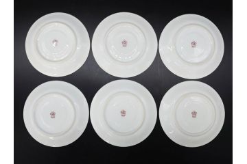 大倉陶園(OKURA、OAC)　オールド大倉　ゴールドライン　くつろぎの時間が楽しめるカップ&ソーサー6客セット(デミタス、C&S、金彩、白磁、洋食器)(R-081321)