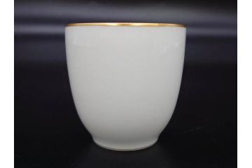 大倉陶園(OKURA、OAC)　オールド大倉　ゴールドライン　くつろぎの時間が楽しめるカップ&ソーサー6客セット(デミタス、C&S、金彩、白磁、洋食器)(R-081321)