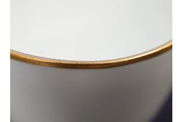 大倉陶園(OKURA、OAC)　オールド大倉　ゴールドライン　くつろぎの時間が楽しめるカップ&ソーサー6客セット(デミタス、C&S、金彩、白磁、洋食器)(R-081321)