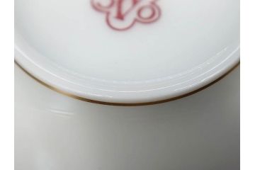 大倉陶園(OKURA、OAC)　オールド大倉　ゴールドライン　くつろぎの時間が楽しめるカップ&ソーサー6客セット(デミタス、C&S、金彩、白磁、洋食器)(R-081321)