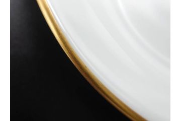 大倉陶園(OKURA、OAC)　オールド大倉　ゴールドライン　くつろぎの時間が楽しめるカップ&ソーサー6客セット(デミタス、C&S、金彩、白磁、洋食器)(R-081321)