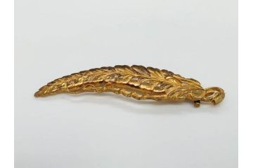 彫金　真珠　パール　SPM刻印　気品に満ちた帯留3点セット(藤?、花、帯留め、着物道具、和装小物、アクセサリー)(R-081322)　