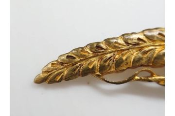 彫金　真珠　パール　SPM刻印　気品に満ちた帯留3点セット(藤?、花、帯留め、着物道具、和装小物、アクセサリー)(R-081322)　