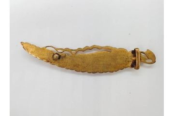 彫金　真珠　パール　SPM刻印　気品に満ちた帯留3点セット(藤?、花、帯留め、着物道具、和装小物、アクセサリー)(R-081322)　