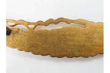彫金　真珠　パール　SPM刻印　気品に満ちた帯留3点セット(藤?、花、帯留め、着物道具、和装小物、アクセサリー)(R-081322)　