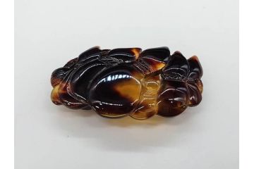 べっ甲(鼈甲)　螺鈿　色々な組合せが楽しめる帯留6点セット(瓢箪、ひょうたん、フクロウ、梟、波に千鳥、扇子、帯留め、着物道具、和装小物、アクセサリー)(R-081323)
