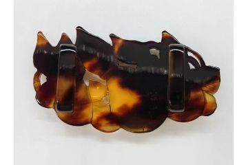 べっ甲(鼈甲)　螺鈿　色々な組合せが楽しめる帯留6点セット(瓢箪、ひょうたん、フクロウ、梟、波に千鳥、扇子、帯留め、着物道具、和装小物、アクセサリー)(R-081323)