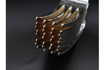 ビンテージ　イギリス　SHEFFIELD ENGLAND　EPNS A1　持ち手の繊細な細工が美しいカトラリーセット72点(ヴィンテージ、シェフィールド、ナイフ、フォーク、スプーン、洋食器、収納袋付き、英国)(R-081324)
