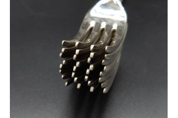 ビンテージ　イギリス　SHEFFIELD ENGLAND　EPNS A1　持ち手の繊細な細工が美しいカトラリーセット72点(ヴィンテージ、シェフィールド、ナイフ、フォーク、スプーン、洋食器、収納袋付き、英国)(R-081324)