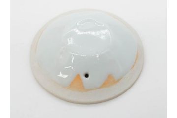 須田菁華　九谷焼　呉須赤絵　赤玉　鮮やかな色合いに気分も華やぐ急須(花、和食器、水注、茶道具、煎茶、茶器、水指、水差、共箱付き、ウコン布付き)(R-081325)