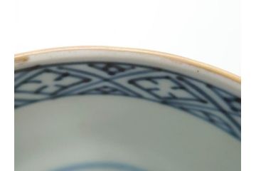江戸期　古伊万里　赤絵　金彩　鮮やかな色彩が目を引く湯呑み5客セット(鳳凰、松竹梅、湯のみ、ぐい呑み、煎茶、茶器、和食器)(R-081328)