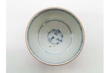江戸期　古伊万里　赤絵　金彩　鮮やかな色彩が目を引く湯呑み5客セット(鳳凰、松竹梅、湯のみ、ぐい呑み、煎茶、茶器、和食器)(R-081328)