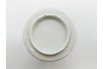 江戸期　古伊万里　染付　松竹梅　蛸唐草　細かなデザインが美しい猪口5客セット(竹筒形、蕎麦猪口、酒器、おちょこ、御猪口、湯呑み、湯のみ、和食器)(R-081329)