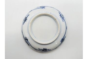 江戸期　古伊万里　赤絵　金彩　約12cm　3.9寸　食卓を華やいだ雰囲気に演出する小皿5枚セット(寿字、菊唐草文、吉祥文様、銘々皿、和皿、和食器、三寸九分)(R-081331)