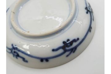 江戸期　古伊万里　赤絵　金彩　約12cm　3.9寸　食卓を華やいだ雰囲気に演出する小皿5枚セット(寿字、菊唐草文、吉祥文様、銘々皿、和皿、和食器、三寸九分)(R-081331)