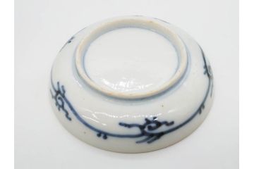 江戸期　古伊万里　赤絵　金彩　約12cm　3.9寸　食卓を華やいだ雰囲気に演出する小皿5枚セット(寿字、菊唐草文、吉祥文様、銘々皿、和皿、和食器、三寸九分)(R-081331)