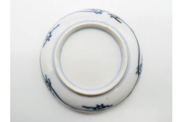 江戸期　古伊万里　赤絵　金彩　約12cm　3.9寸　食卓を華やいだ雰囲気に演出する小皿5枚セット(寿字、菊唐草文、吉祥文様、銘々皿、和皿、和食器、三寸九分)(R-081331)