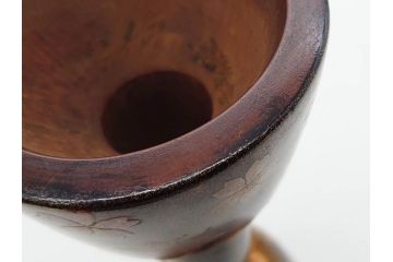 時代物　和楽器　優雅なデザインが見事な小鼓(梨地、金蒔絵、桜、紅葉、花、流水文様、木製、漆、つづみ、鼓胴、革一組2枚、調緒2本組、横調べ、縦調べ、小締、和楽器、打楽器、雅楽、能楽)(R-081334)