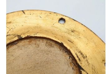 時代物　和楽器　優雅なデザインが見事な小鼓(梨地、金蒔絵、桜、紅葉、花、流水文様、木製、漆、つづみ、鼓胴、革一組2枚、調緒2本組、横調べ、縦調べ、小締、和楽器、打楽器、雅楽、能楽)(R-081334)