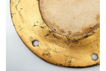 時代物　和楽器　優雅なデザインが見事な小鼓(梨地、金蒔絵、桜、紅葉、花、流水文様、木製、漆、つづみ、鼓胴、革一組2枚、調緒2本組、横調べ、縦調べ、小締、和楽器、打楽器、雅楽、能楽)(R-081334)