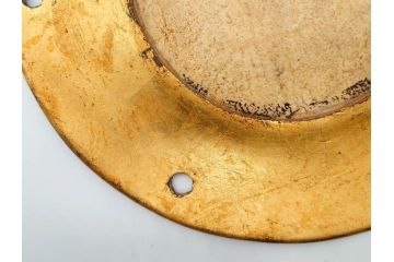 時代物　和楽器　優雅なデザインが見事な小鼓(梨地、金蒔絵、桜、紅葉、花、流水文様、木製、漆、つづみ、鼓胴、革一組2枚、調緒2本組、横調べ、縦調べ、小締、和楽器、打楽器、雅楽、能楽)(R-081334)