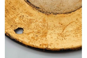 時代物　和楽器　優雅なデザインが見事な小鼓(梨地、金蒔絵、桜、紅葉、花、流水文様、木製、漆、つづみ、鼓胴、革一組2枚、調緒2本組、横調べ、縦調べ、小締、和楽器、打楽器、雅楽、能楽)(R-081334)