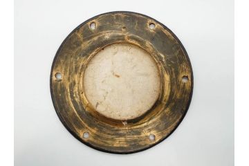 時代物　和楽器　気品を感じる小鼓(金蒔絵、水車、千鳥、木製、漆、つづみ、鼓胴、革一組2枚、調緒2本組、横調べ、縦調べ、小締、打楽器、雅楽、能楽)(R-081335)