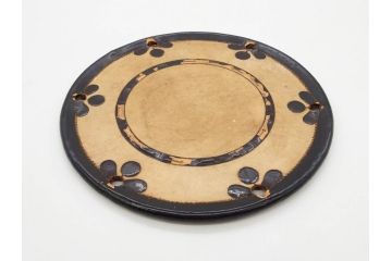 時代物　和楽器　気品を感じる小鼓(金蒔絵、水車、千鳥、木製、漆、つづみ、鼓胴、革一組2枚、調緒2本組、横調べ、縦調べ、小締、打楽器、雅楽、能楽)(R-081335)