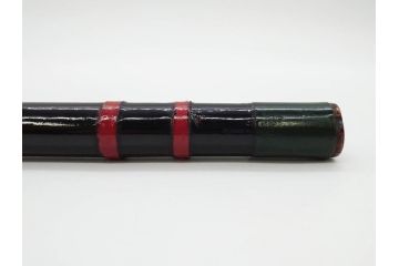 時代物　龍笛　和の雰囲気漂う笛2点セット(能管?、篠笛?、民謡、歌舞伎、雅楽、横笛、和楽器)(R-081337)