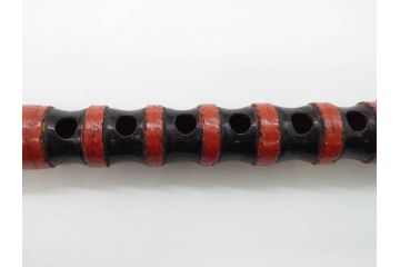 時代物　龍笛　和の雰囲気漂う笛2点セット(能管?、篠笛?、民謡、歌舞伎、雅楽、横笛、和楽器)(R-081337)
