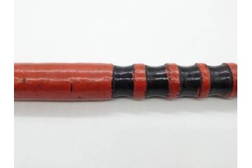 時代物　龍笛　和の雰囲気漂う笛2点セット(能管?、篠笛?、民謡、歌舞伎、雅楽、横笛、和楽器)(R-081337)