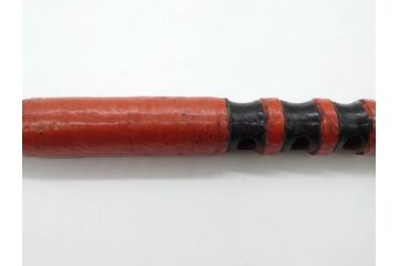 時代物　龍笛　和の雰囲気漂う笛2点セット(能管?、篠笛?、民謡、歌舞伎、雅楽、横笛、和楽器)(R-081337)