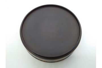 時代物　木製　蒔絵　菊桐紋　高い品格を感じる四段丸重箱(金彩、丸形、桜、花、お重、漆器、漆芸、和食器)(R-081338)