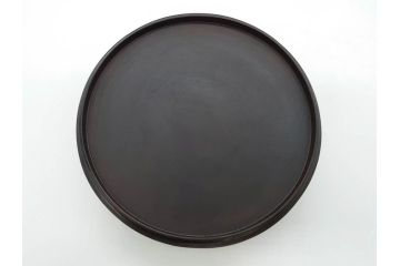 時代物　木製　蒔絵　菊桐紋　高い品格を感じる四段丸重箱(金彩、丸形、桜、花、お重、漆器、漆芸、和食器)(R-081338)