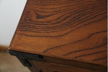 中古　特注!!　岩谷堂箪笥　格子扉　和モダンテイストのお部屋づくりに取り入れたい収納棚(戸棚、キャビネット、飾り棚、陳列棚)(R-081340)
