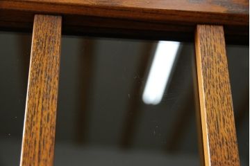 中古　特注!!　岩谷堂箪笥　格子扉　和モダンテイストのお部屋づくりに取り入れたい収納棚(戸棚、キャビネット、飾り棚、陳列棚)(R-081340)
