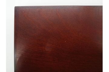 北海道民芸家具　シックな色合いが魅力の書類箱&花台(木製、文箱、手許箱、収納箱、飾り台、陳列台、ディスプレイ台)(R-081347)
