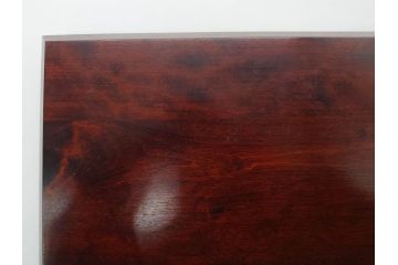 北海道民芸家具　シックな色合いが魅力の書類箱&花台(木製、文箱、手許箱、収納箱、飾り台、陳列台、ディスプレイ台)(R-081347)