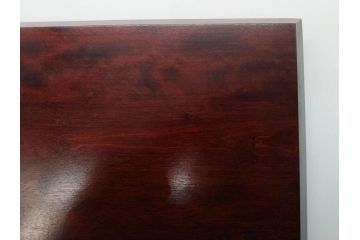 北海道民芸家具　シックな色合いが魅力の書類箱&花台(木製、文箱、手許箱、収納箱、飾り台、陳列台、ディスプレイ台)(R-081347)