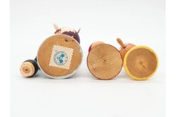 ビンテージ　ディズニー　心が和むまんがこけし52点セット(ヴィンテージ、木製人形、ミッキー、シンデレラ、ダンボ、わんわん物語、ピノキオ、ドナルド、デイジー、三匹の子ぶた)(R-081349)