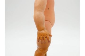 不二家　マスダヤ　木製台座　高さ 約38cm　レトロな雰囲気のペコちゃん人形(着せ替え、首振り、増田屋、玩具)(R-081350)