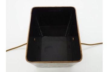 明治期　時代物　蒔絵　漆器　優美で上品な雰囲気の手箱(桜?、花、金彩、木製、漆芸、漆器、文箱、収納箱、手許箱、紐付き)(R-081352)